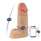 Premium Real Skin Model 1 XL dildo – 30 cm (12″) – nahavärv — Foto 3