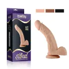 LoveToy Real Extreme Dildo – realistlik dildo – PVC – lihatooni – 21,6 cm — Foto 5