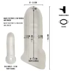 Rebel Thickening Sleeve with Ball Ring – Size M – Transparent — Photo 11