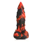 XR Brands Fire Demon fantasy dildo – 27 cm (10.6″) – punane/must — Foto 4