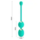 PRETTY LOVE Dream Chaser 5 Wireless Remote Control Kegel Balls - Green — Photo 5