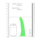 Slim reālistisks dildo ar piesūcekni - tumsā spīdošs - 15.5 cm (6″) — Foto 5