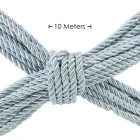 Polyester Bondage Rope – 10 m – Powder Blue — Photo 1