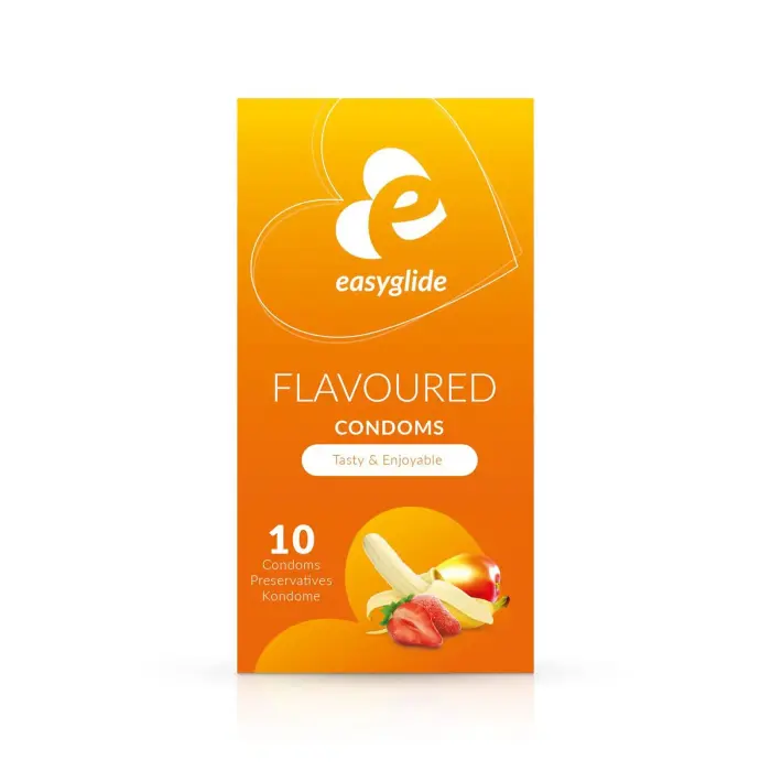 EasyGlide Flavored Condoms – 10 pcs