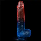 Dazzle Studs reālistisks dildo ar piesūcekni – 23 cm (9″) – Daudzkrāsains — Foto 3