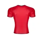 RFP Regnes Fetish Planet Wetlook V-neck T-shirt – Red – S — Photo 4