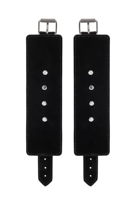 Anonymo handcuffs, PU leather, black Photo