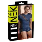 Men's Shirt with Lacing and D-Ring – Blue/Black – L — Photo 1