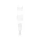 G330 Mesh Bodysuit – White – XL/XXL — Photo 5