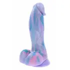 EVOLVED MYTHICAL – daudzkrāsu elastīgs vibrators ar turbo režīmu – 22,6 cm — Foto 2