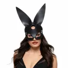 Bedroom Fantasies Bold Bunny маска – чёрная регулируемая маска из искусственной кожи — Фото 1