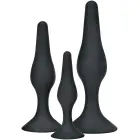 Curvy Companions 3 dildo rinkinys – Juodas — Nuotrauka 1