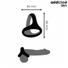 Addicted Toys Triple Support Ring Thick – Black — Photo 4
