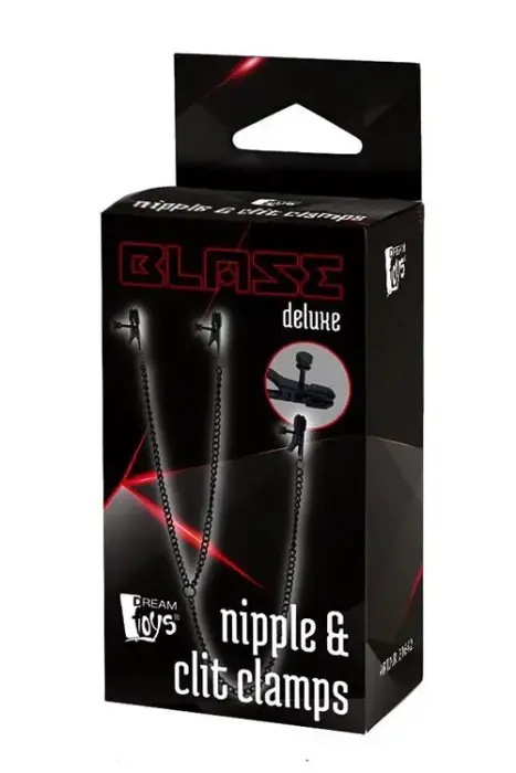 BLAZE DELUXE Adjustable Metal Nipple & Clit Clamps