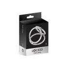 Locked Triple Ring Penis Ring – 3.2 cm – Black — Photo 2