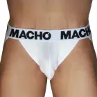 Macho MX29BL – jockstrap with double rear straps – white – L — Photo 1