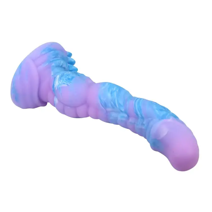 Power Monsters Alien rievots dildo – 20.5 cm (8″) – Silikons Foto 7