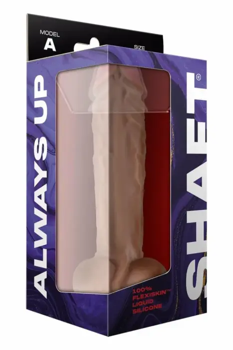 SHAFT Model A 10.5 Collu Šķidrā Silikona Intīmā Ierīce ar Piesūcekni Priedes Krāsā