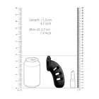 Mancage Model 21 silikoonist karskusvöö süsteem – 11.5 cm – must — Foto 6