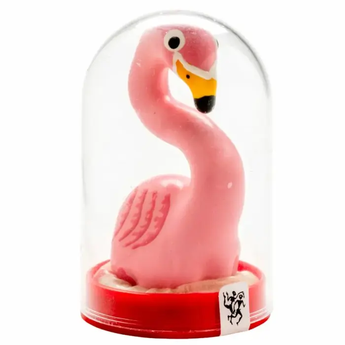 CONDOMERIE hand-painted decorative condom – Pink Flamingo