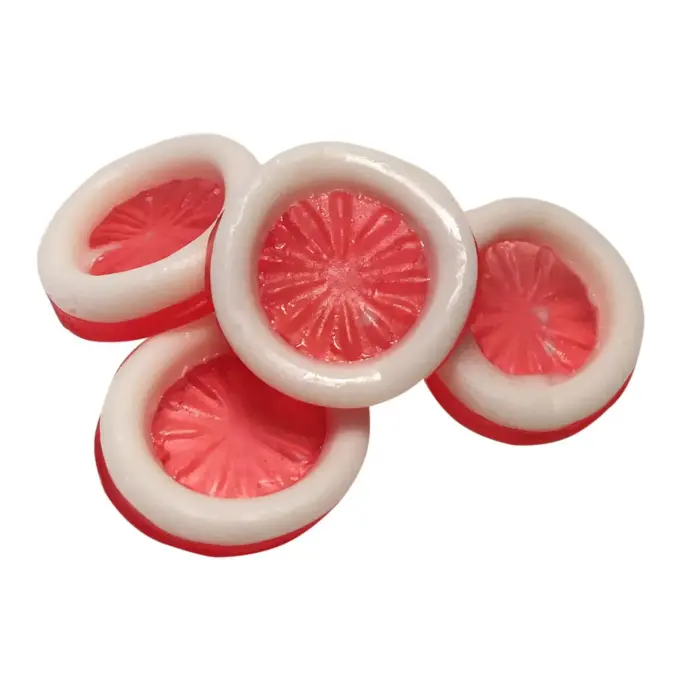 Gummy Condoms – желейные конфеты в форме презервативов – клубника со сливками – 75 г