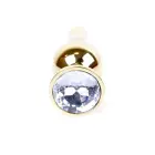 MyLove Toys Jewellery Gold analinis kištukas – 9.5 cm (3.7″) – Skaidrus — Nuotrauka 2