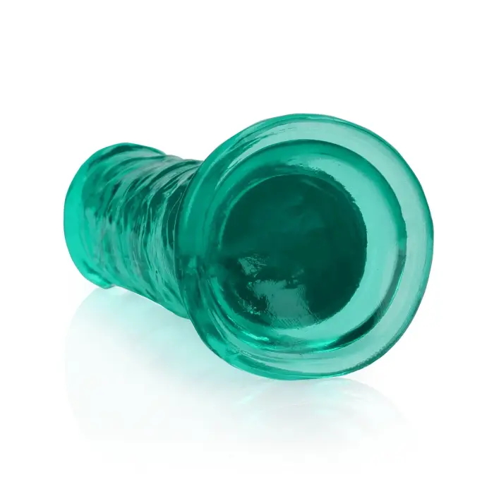 Taisns reālistisks dildo ar piesūcekni – 18 cm (7.1″) – Caurspīdīgs