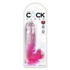 KingCockClear 6 munanditega dildo – 17.8 cm (7″) – Roosa — Foto 1