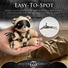 Bondage Bear BDSM teddy keychain – light peach — Photo 5