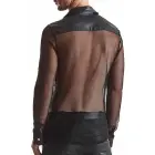 RMCesare Wetlook and Mesh Shirt – Black – M — Photo 2