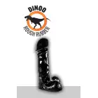 Raptor realistiškas dildo – 20 cm (8″) – juodas — Nuotrauka 1