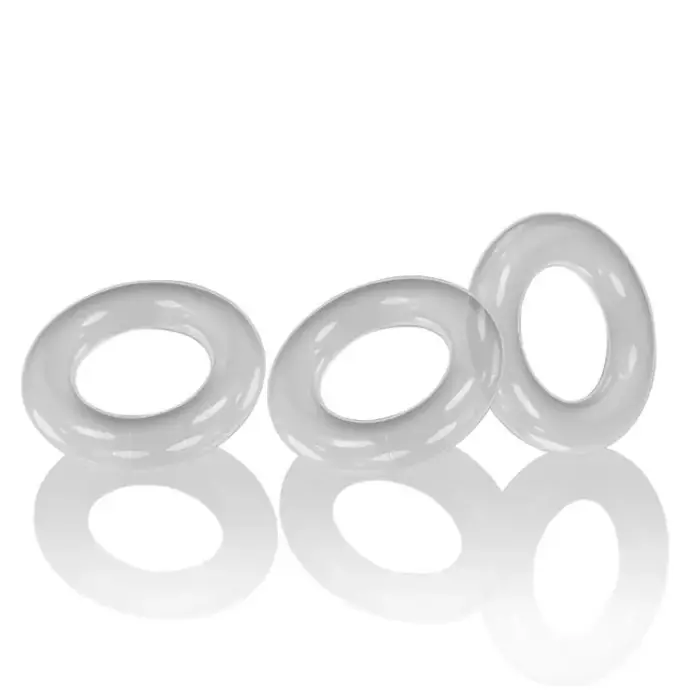 Oxballs Willy Rings 3 gab. elastīgi caurspīdīgi anatomiskie gredzeni