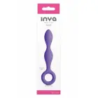 INYA Slim – silicone anal plug with finger ring – purple – 12.7 cm — Photo 1