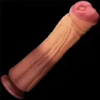 LoveToy Nature Cock – didelio dydžio dvislojis silikoninis realistiškas dildo – 30,5 cm — Nuotrauka 2