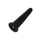 Hismith KlicLok rievots dildo – 25 cm (10″) – Melns Foto 4