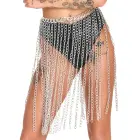 Bad Kitty Chainmail Collar and Belt – Silver — Photo 4