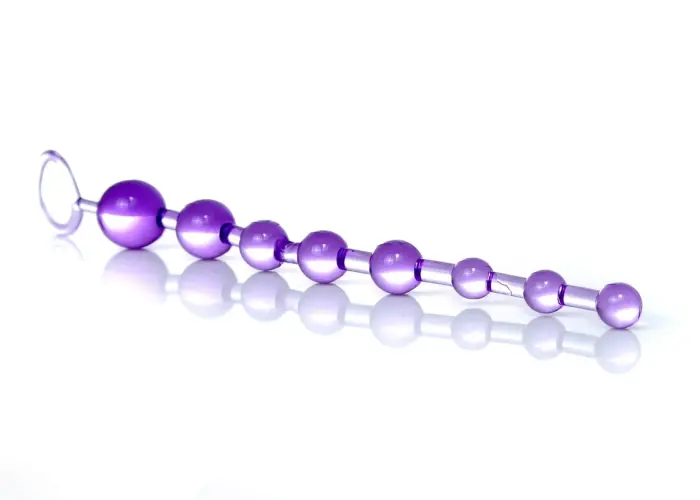 Plug/kulki-Jelly Anal 10 Beads Purple Photo