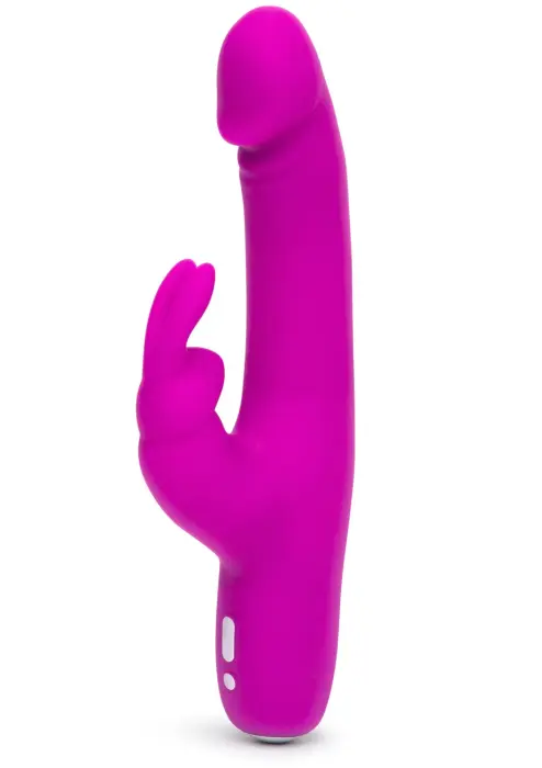 Slimline realistiškas triušio vibratorius – violetinis