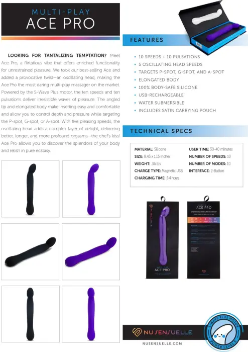 Ace Pro prostata + G-spot vibraator – Purple Photo