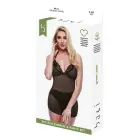 Baci Eco Chemise and Panty Set – Black – M/L — Photo 3