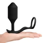 b-Vibe Snug & Tug XL Vibrating Silicone Ring & Weighted Plug Set – XL — Photo 2