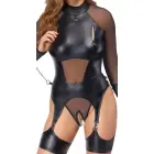Cottelli Bondage bodi käeraudadega – must – M — Foto 9