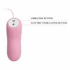 Baile Romantic Wave – adjustable vibrating nipple clamps with electro-stimulation – black — Photo 5
