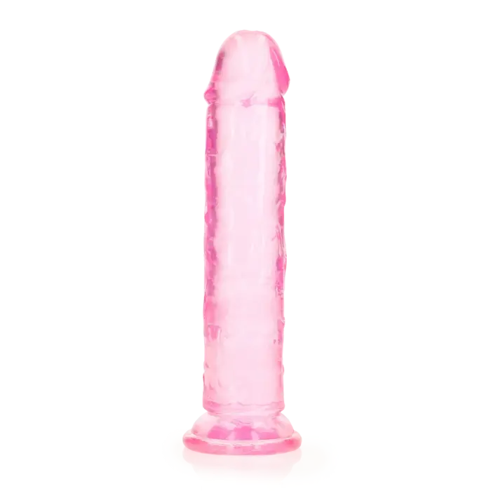 Reālistisks caurspīdīgs dildo ar piesūcekni – 20 cm (7.9″) Foto 7