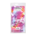 Doc Johnson Crystal Jellies Classic Dong – elastīgs želejas dildo – varavīksnes – 19,1 cm — Foto 3