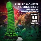 Power Monsters Manticore – 23 cm (9″) viļņots monstra silikona dildo Foto 2