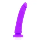 Delta Club silikoonist strap-on süsteem – 20 cm (8″) – lilla — Foto 6