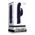 EVOLVED Rabbit Vibrator Big Deal Black двухмоторный гибкий силиконовый вибратор, 26 см — Фото 1