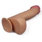 Legendinis karališko dydžio realistiškas dildo – 26.7 cm (10.5″) – Rožinis — Nuotrauka 3