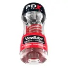 PDX Elite ViewTube 2 Transparent Masturbator – 18 cm – Clear — Photo 2